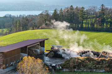 Kompostplatz Etter oberhalb von Herrliberg