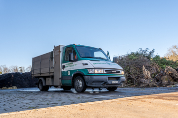 Fahrzeug auf der Waage